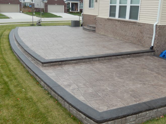 oakland county stamped concrete patio installer